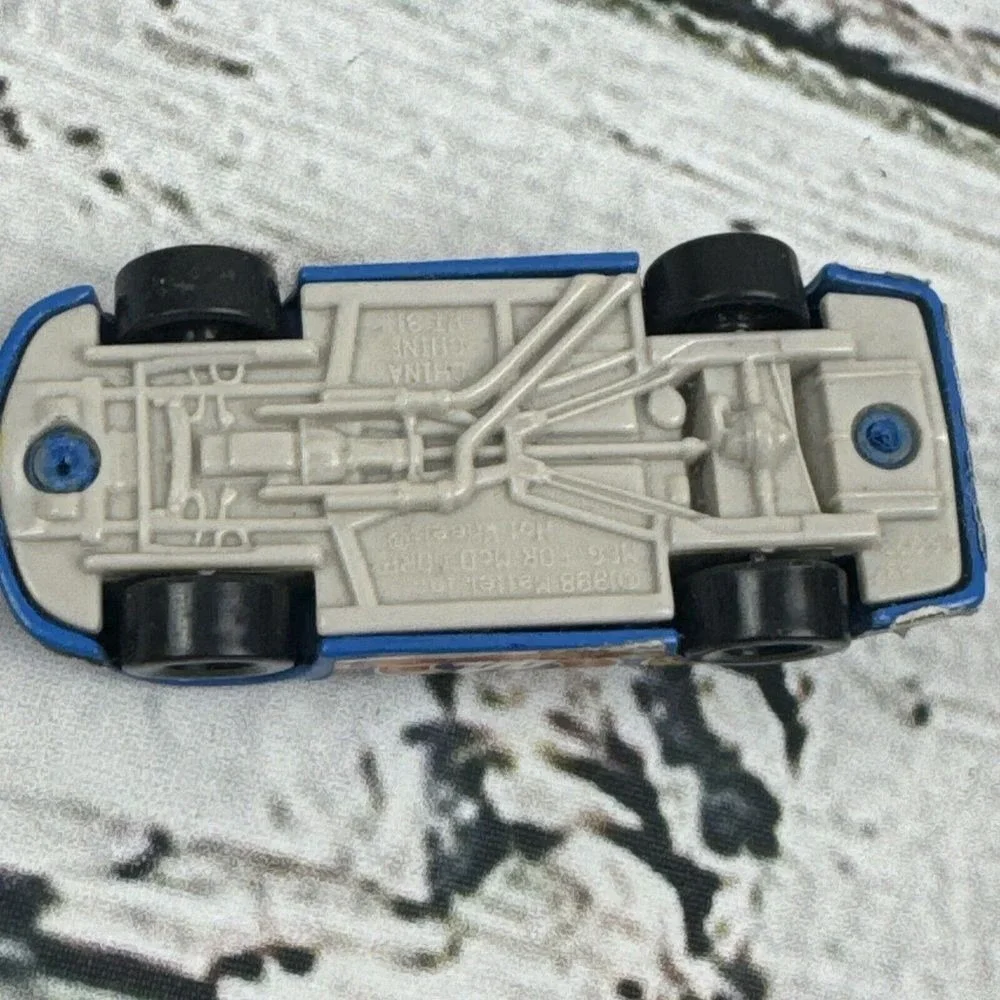 Hot Wheels [1998] MFG‎ FOR McDonald's Happy Meal Toy CHINA CHINE WT 10 Blue #44
